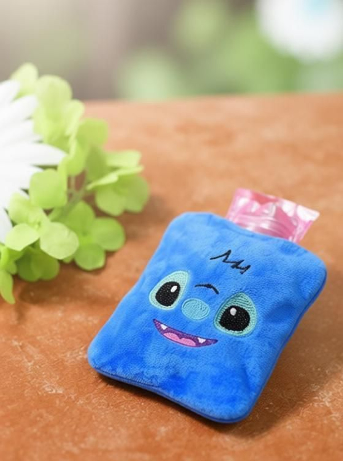 Image of Plushora Cute Stitch Teddy Soft Hot Water Bag for Period Cramp Relief - 30 cm