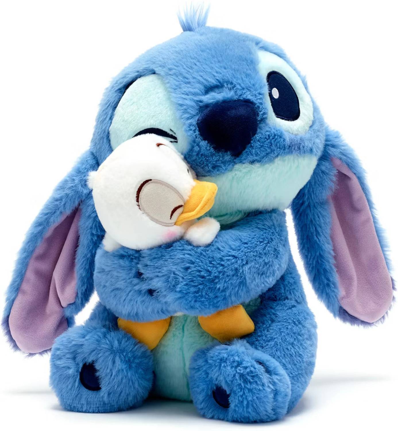 snuglystuff Stitch Hugging Duckling Plush Toy, 30 cm