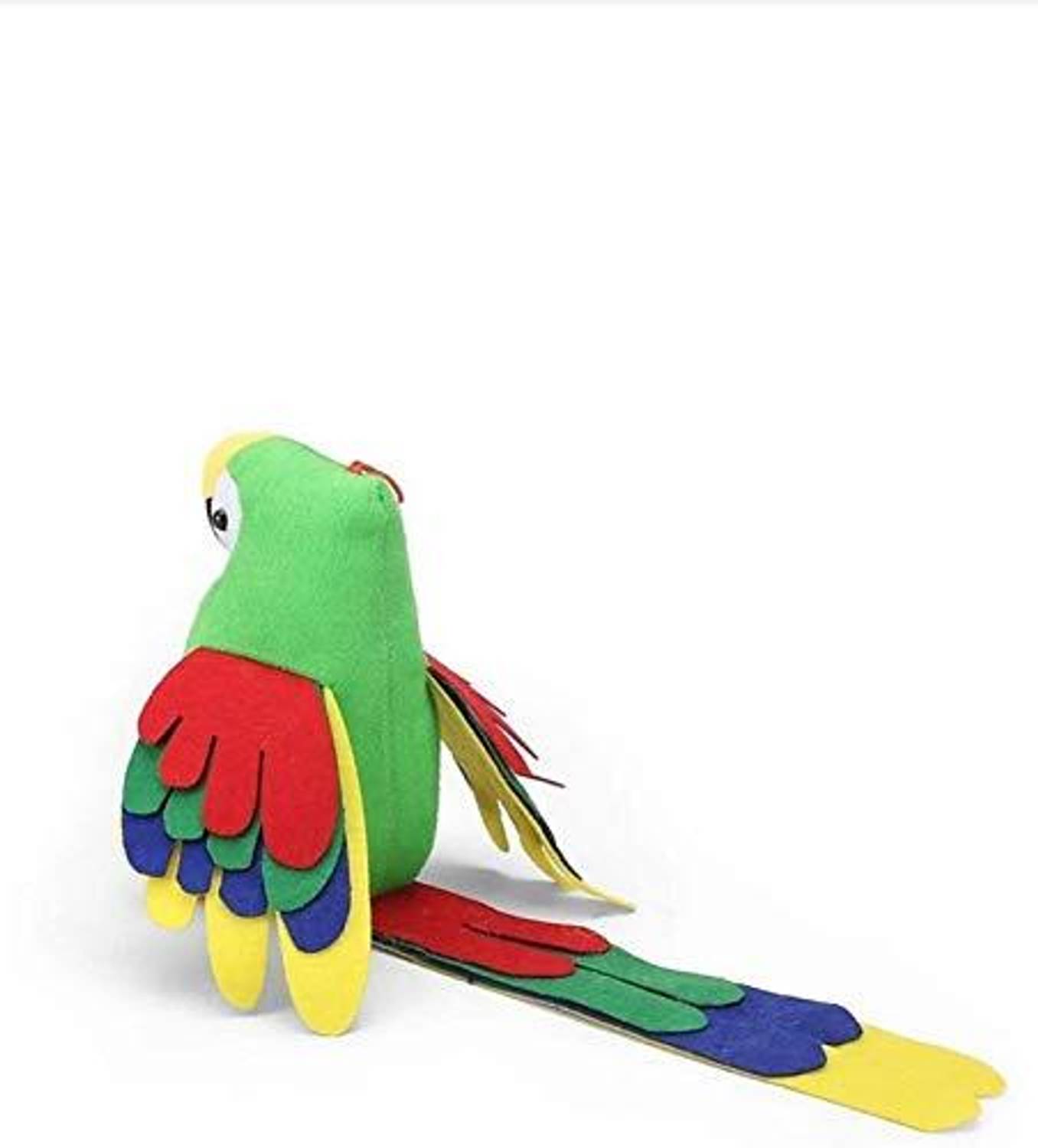 4AJ BAZAAR Parrot Soft Toy_20Cm_Multicolor - 20 cm