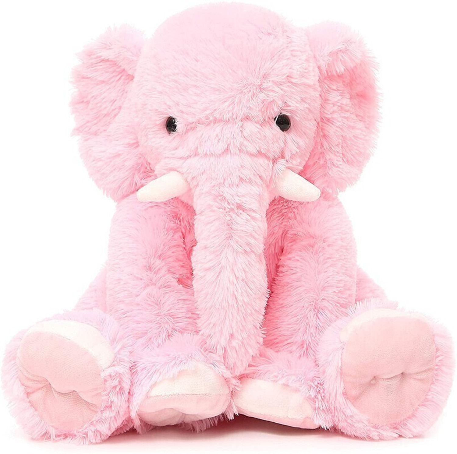 Image of Frantic 32CM Pink Lucky Elephant Soft Toy for Kids Playing Toy, Birthday Gift (32CM LuckyElephant RabbitF Pink) - 32 cm