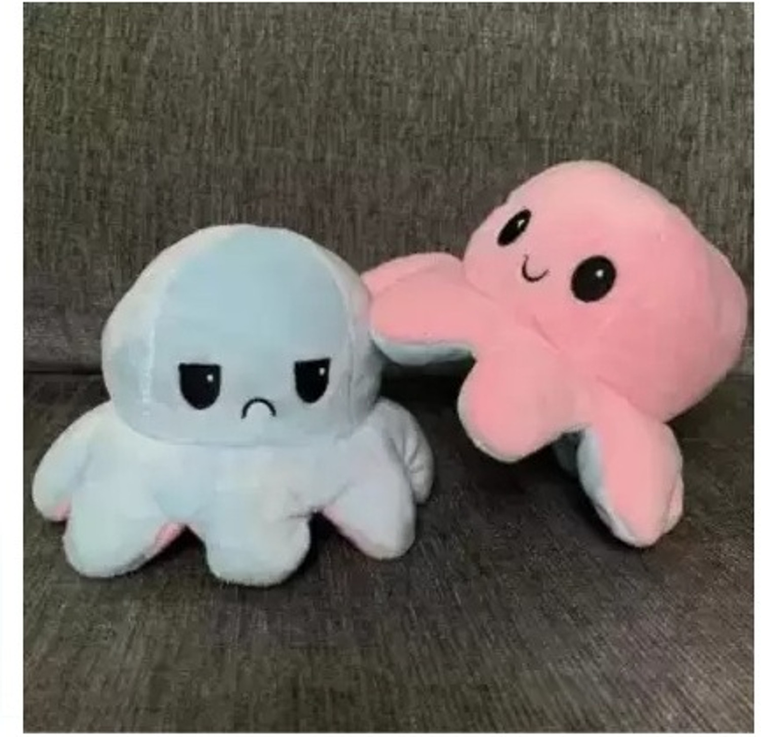 Image of DRM Octopus Toy Flip Moody Happy Sad Angry Inside Out - 20 cm