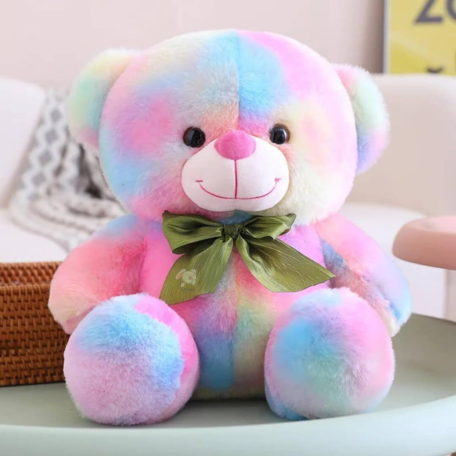 HELLOBEAR Rainbow Teddy Bear 30 cm - Image 1