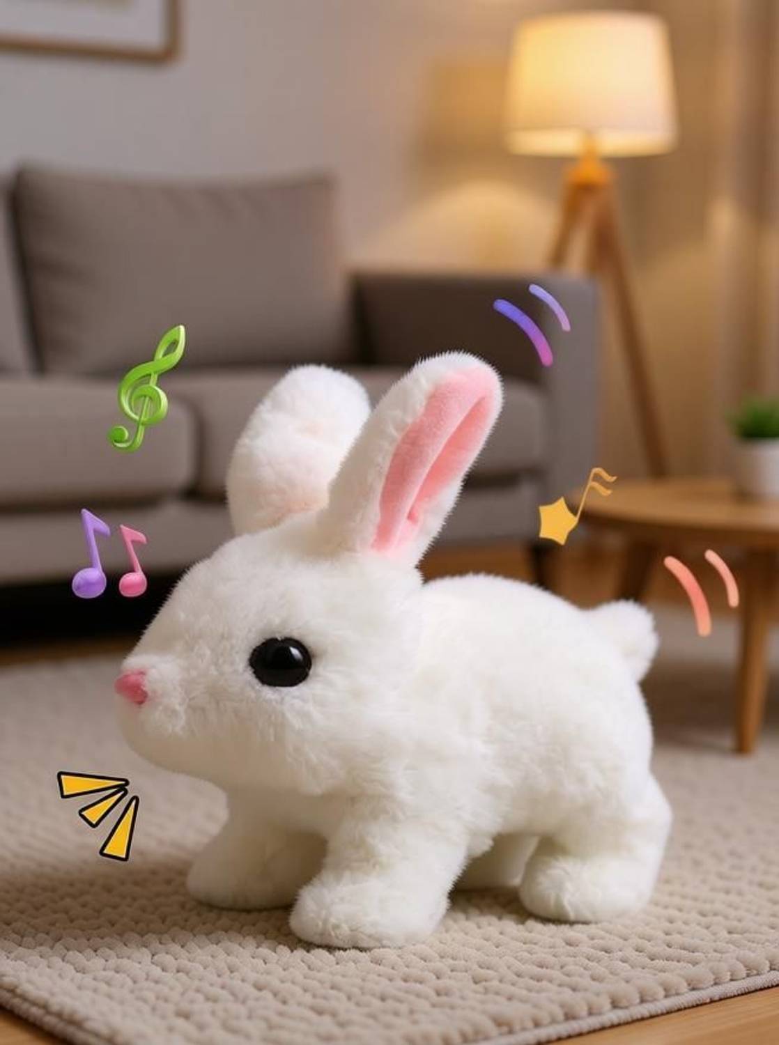 Bitline Hopping Walking Bunny Toy with Sounds 7 cm - Image 2