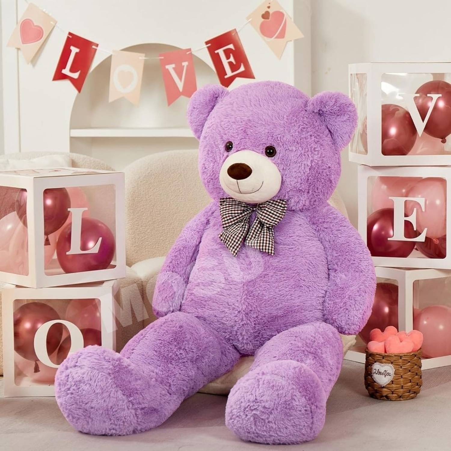 MOSU Lavender Love 7 Feet Teddy - Image 2