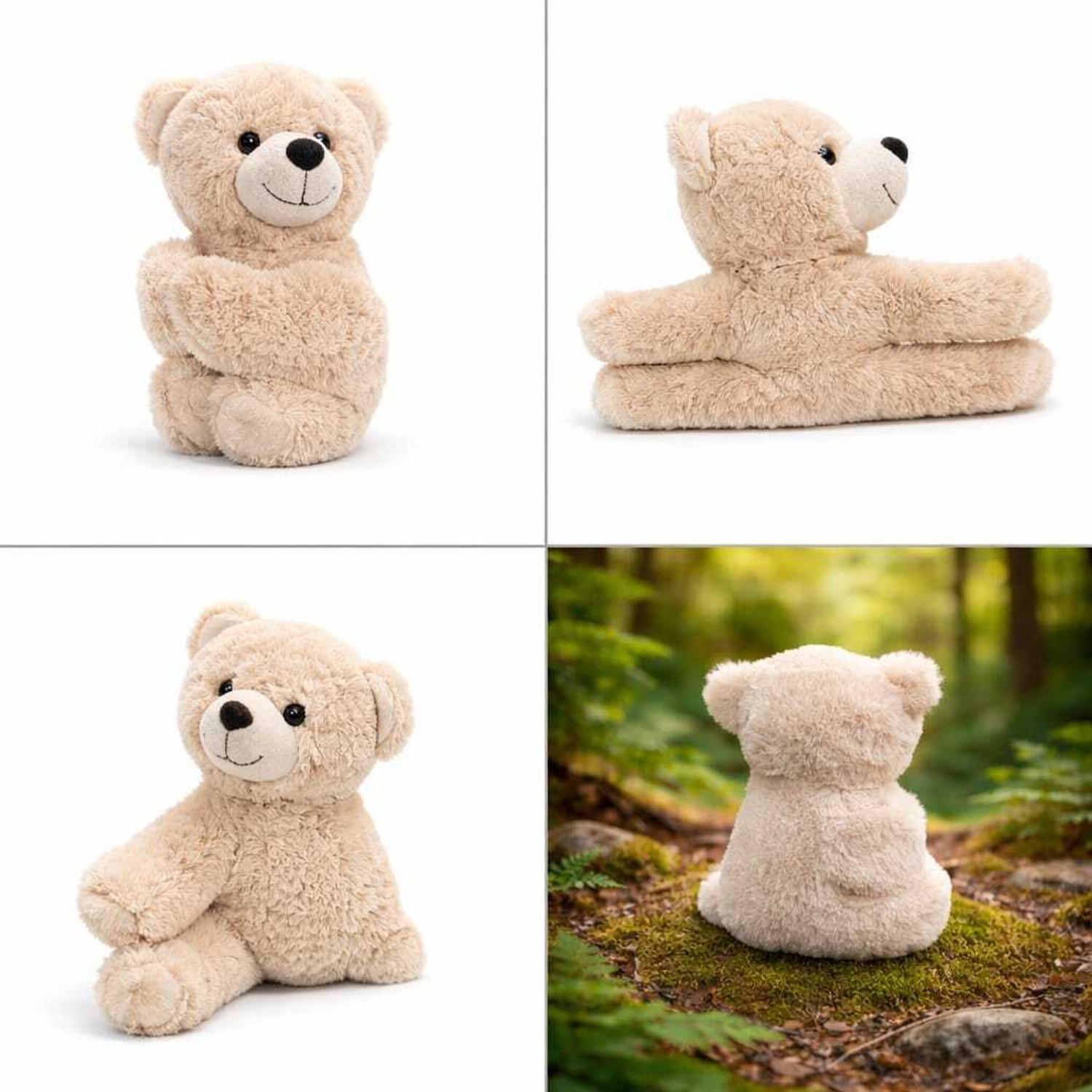 Image of ByNems Soft Teddy Bear Hand Puppet - Cute Plush Toy for Kids - 18 cm