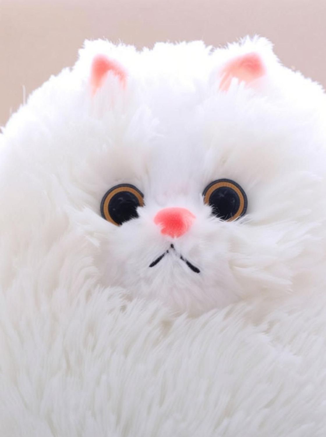 Image of Cherubs Cute Huggable Persian Cat Imported Plush Toy - 35 cm
