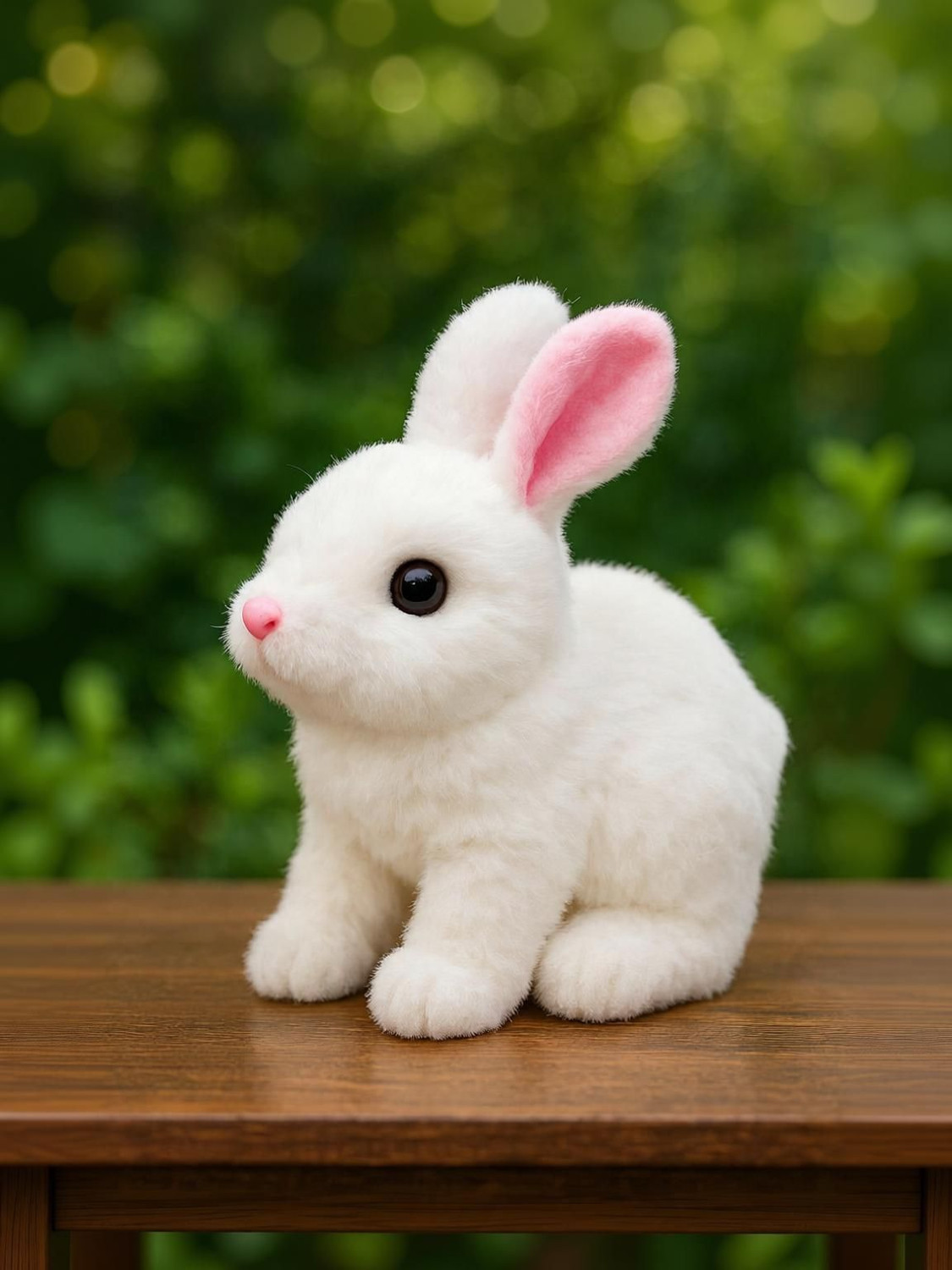 Image of Bitline Bunny Toy with Sounds Jumping Rabbit Wiggling Ears Twitching Mouth and Nose - 7 cm