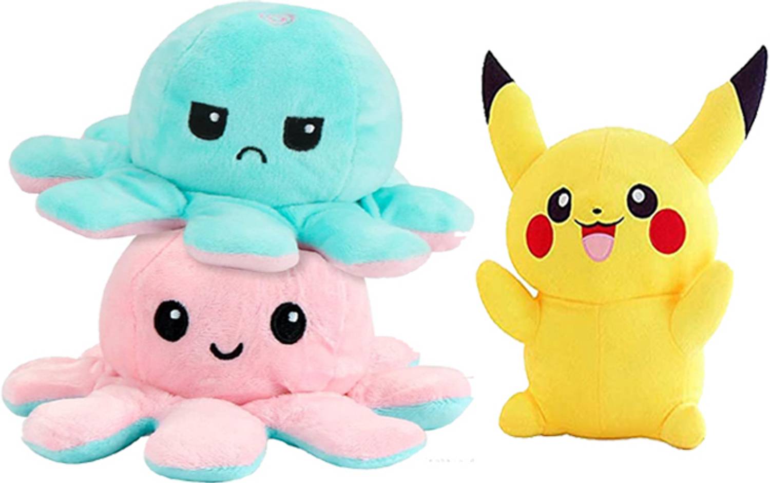 HELLOBEAR Huggable Stuiffed Octopus With Pikachu Soft Toy For Kids/Gift Item  - 26 cm
