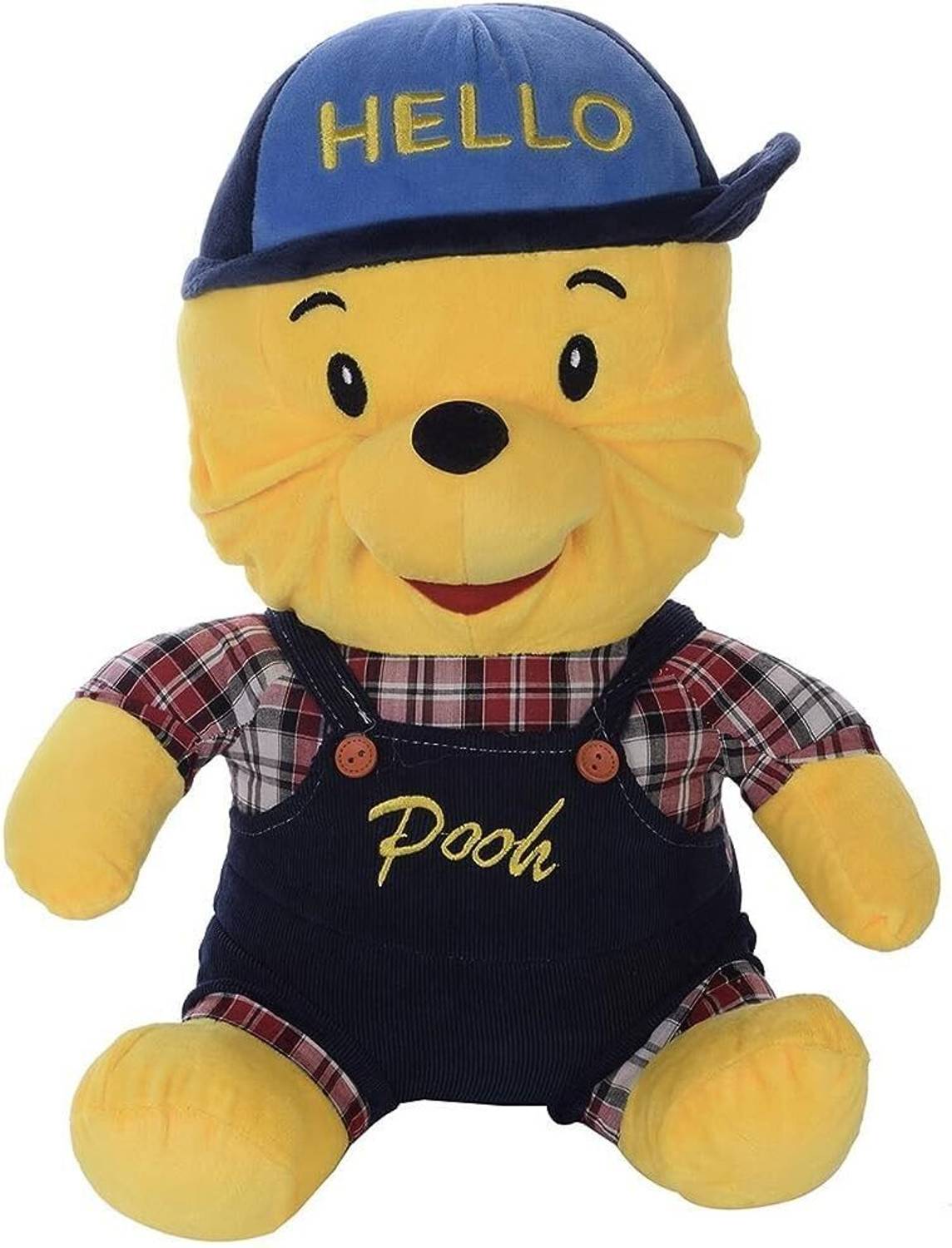 4AJ BAZAAR Soft Stuffed Toy Cartoon Character Pooh  - 15 cm