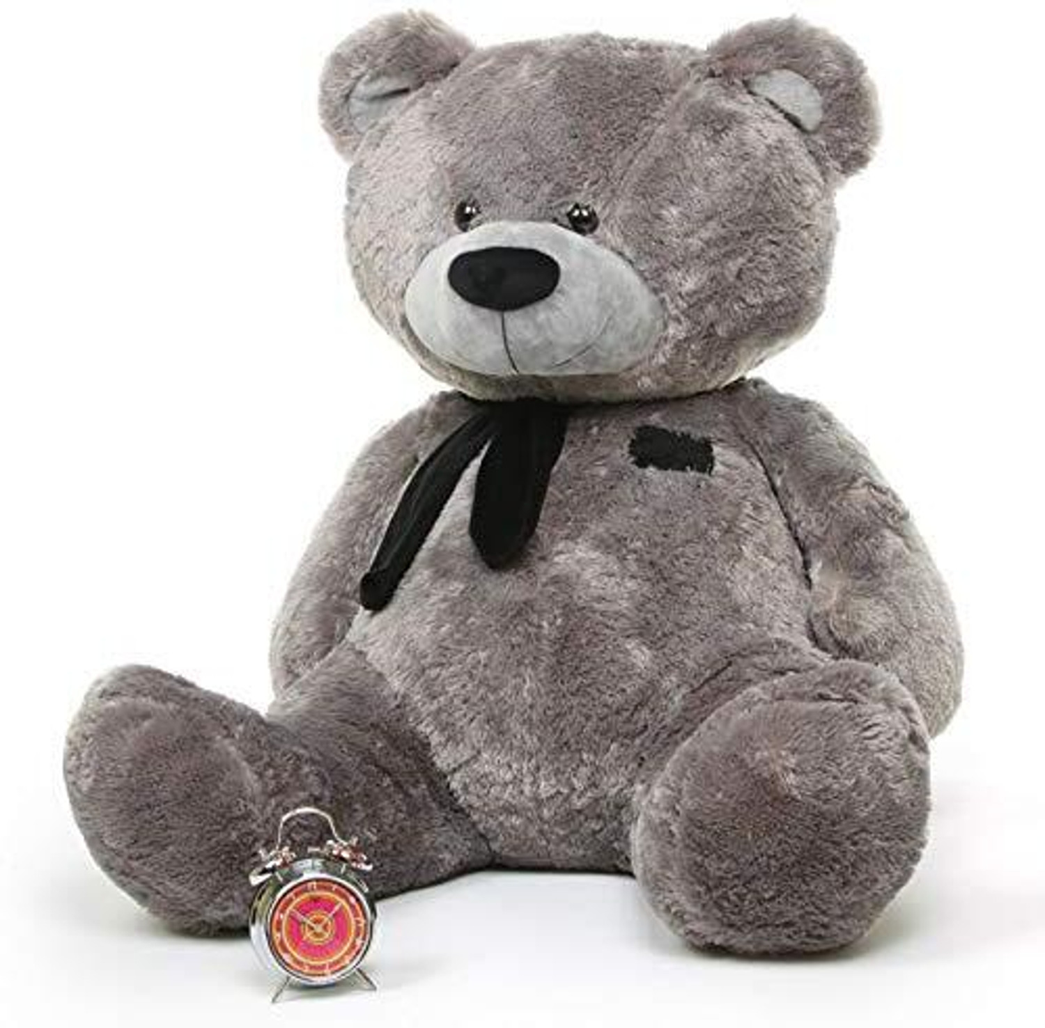 Image of Ksar Grey Teddy Bear 6 Feet Birthday valentines gift for girls Loveable & Huggable - 182 cm