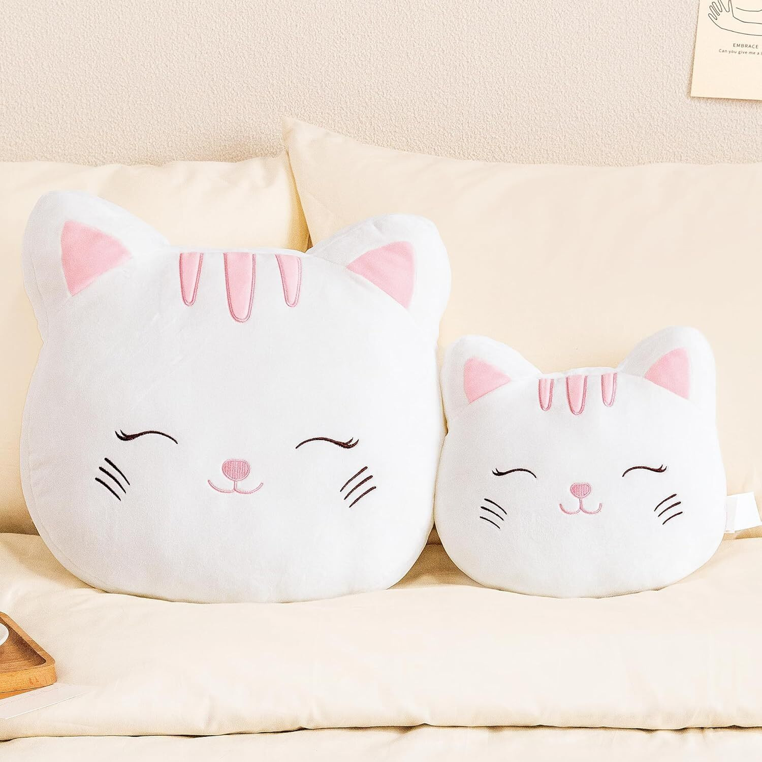 Image of Teddy Daddy Soft Cat Pillow Plush Toys - 30 cm