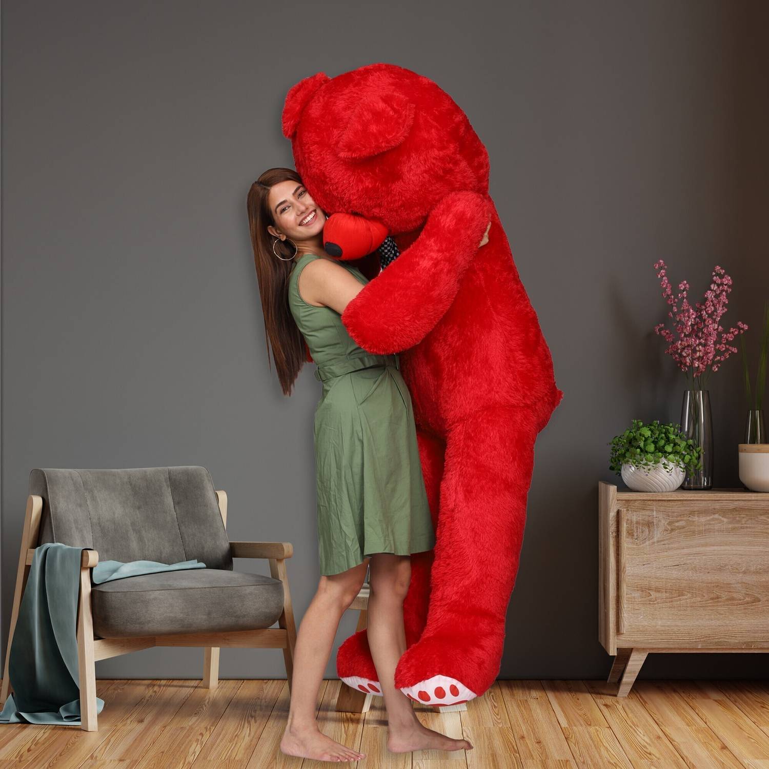 Osjs 4 Feet Soft Huggable Teddy Bear, 120.5 cm at ₹362 (88% Off) – Flipkart
