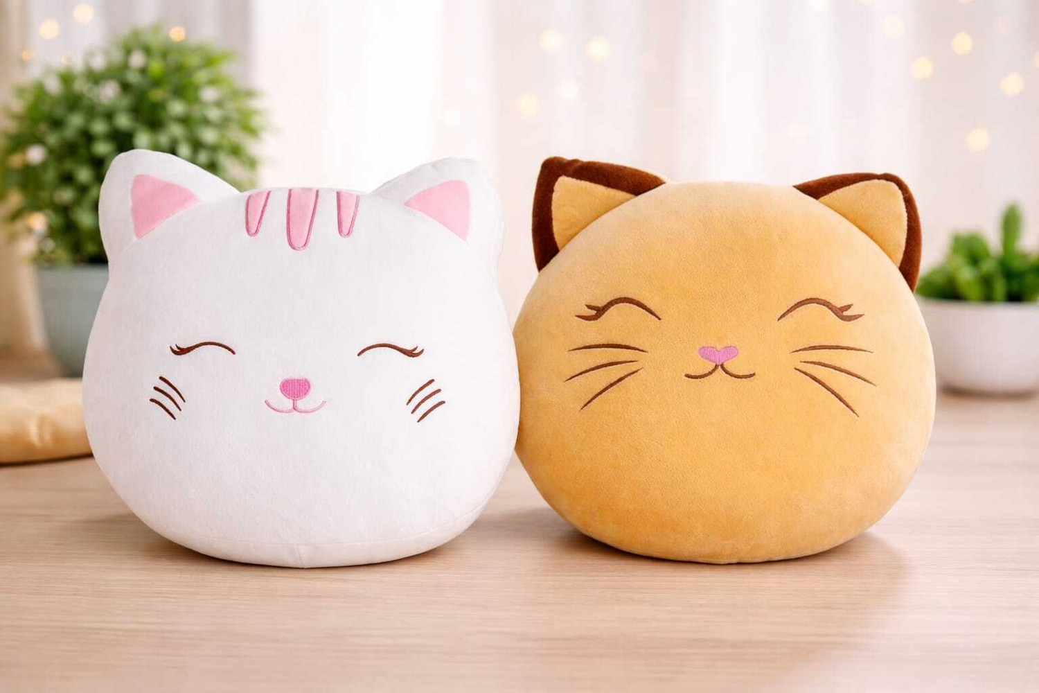 Image of Teddy Daddy Soft Cat Pillow Plush Toys - 30 cm
