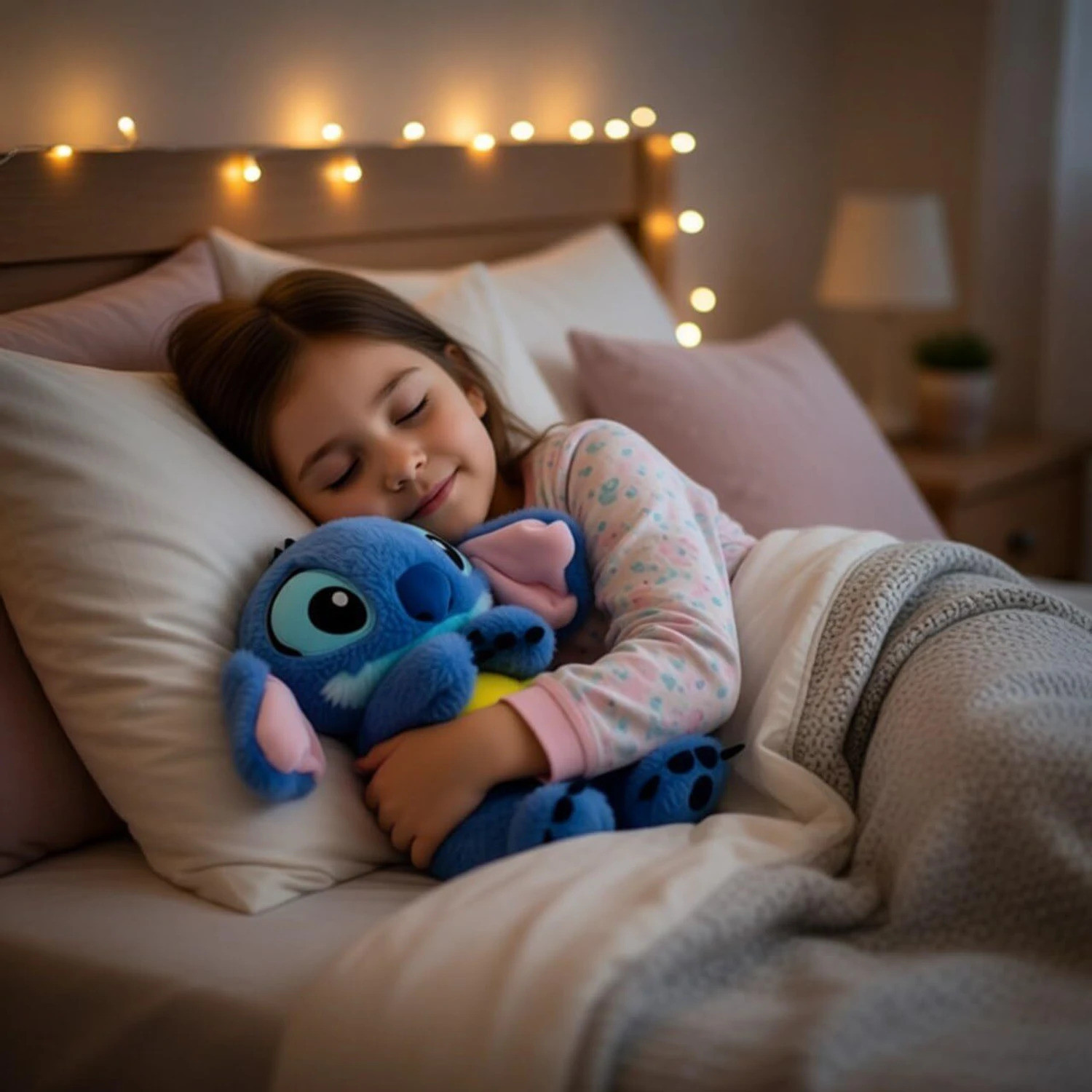 Image of SSBTOYS BREATHING STITCH 32CM MUSICAL SLEEPING STITCH WITH SOUND AND MOVEABLE - 32 cm