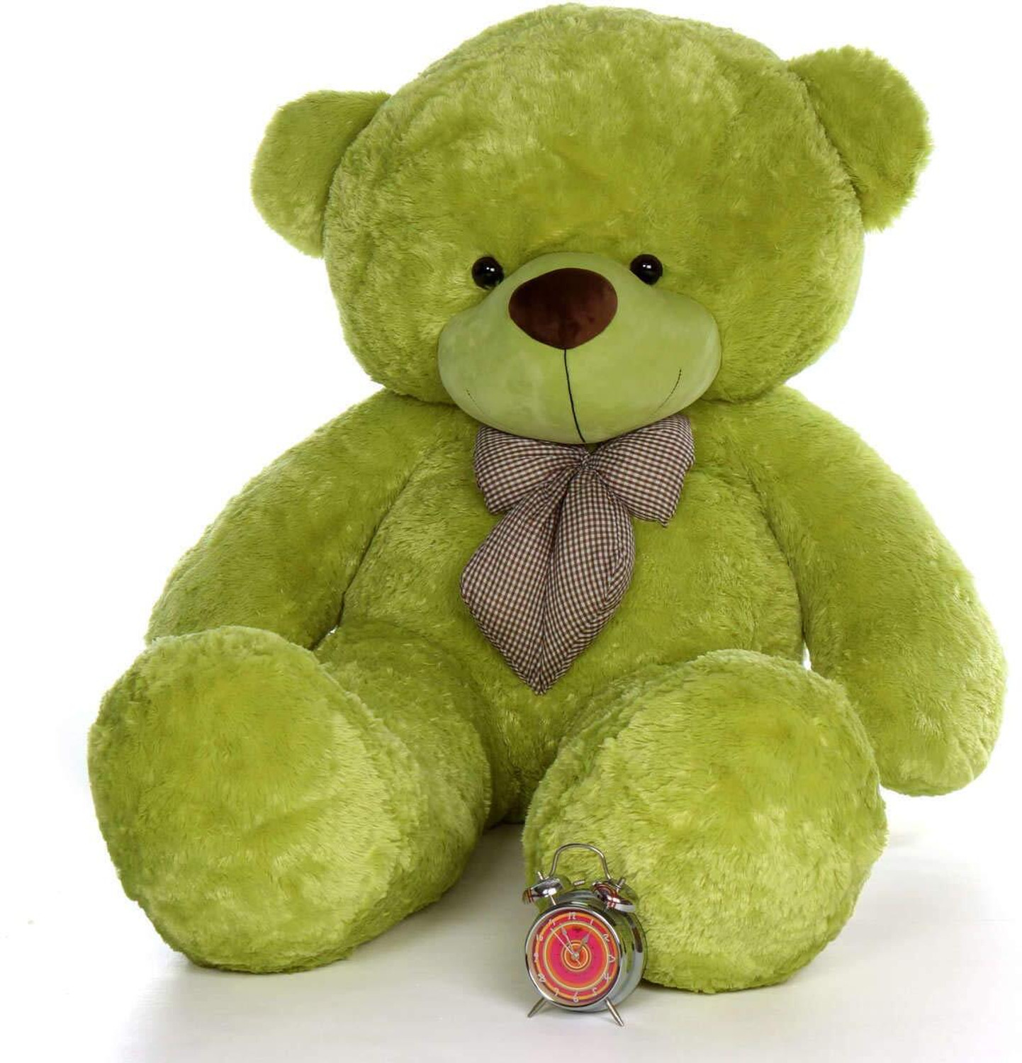Image of Ksar 6 Feet Green Teddy Bear Soft Lovable Cute Big Size Birthday Gifts for Girls Wife - 182 cm
