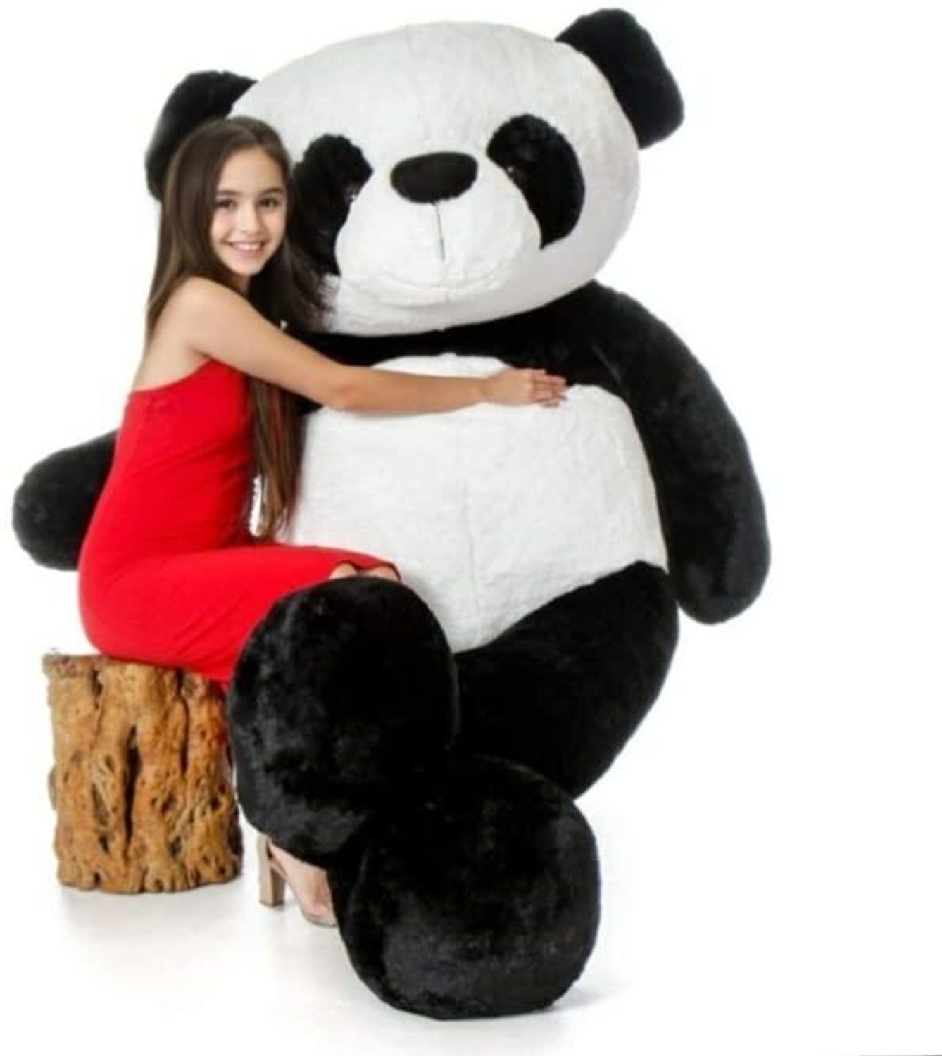 Image of itaCheeHUB 5 Feet panda teddy bear stuffed toy plush birthday valantine day gift - 150 cm
