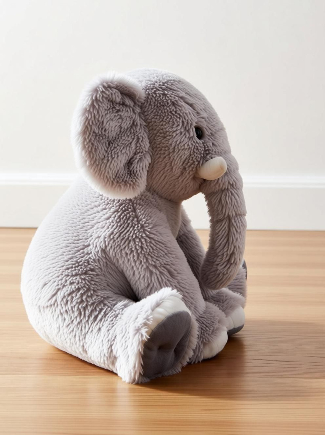 Image of Frantic 25CM Lucky Elephant Soft Toy for Kids Playing Toy,(LuckyGreyElephant 2024) - 25 cm