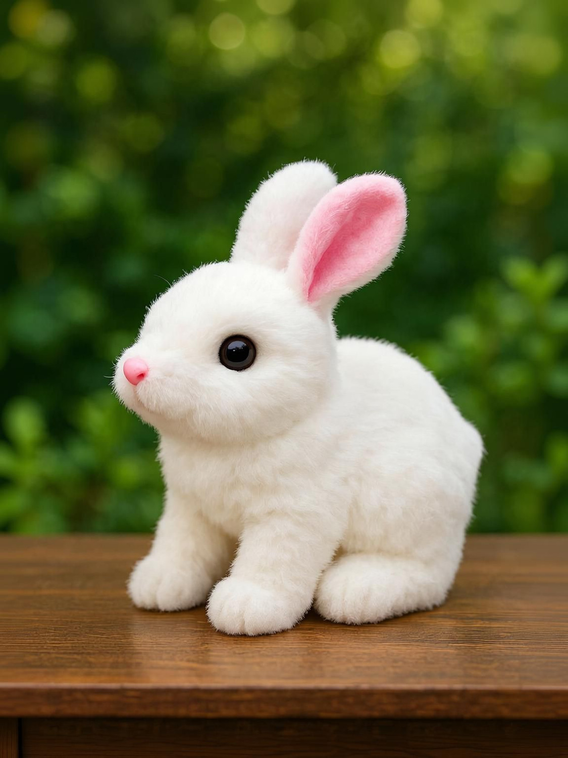 Image of Bitline Bunny Toy with Sounds Jumping Rabbit Wiggling Ears Twitching Mouth and Nose - 7 cm