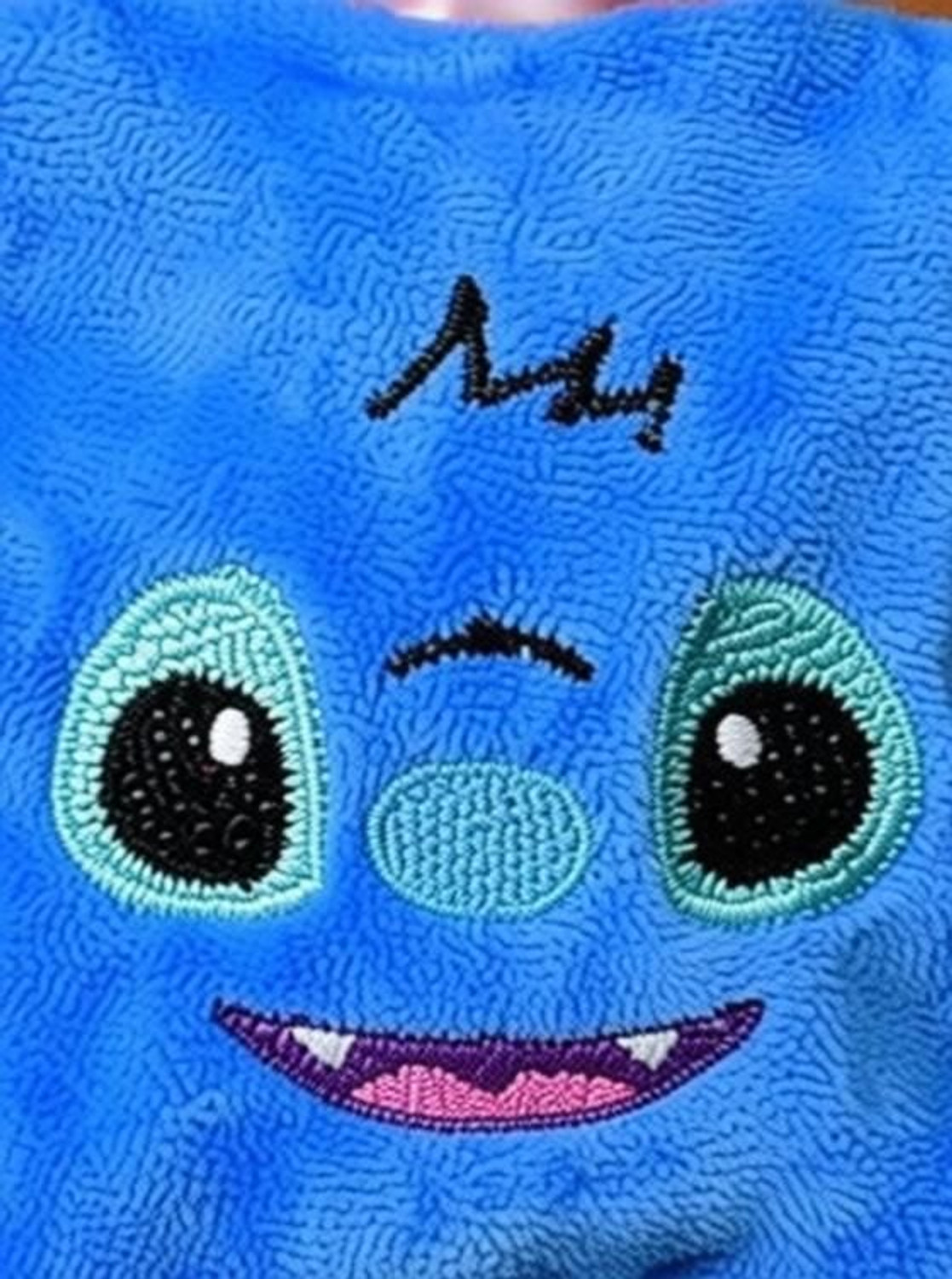 Image of Plushora Cute Stitch Teddy Soft Hot Water Bag for Period Cramp Relief - 30 cm