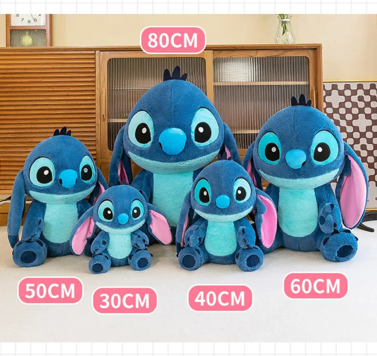 Image of plush joy Disney Stitch Soft Stuffed Plush Animal Toy for Kids and Gift Toys - 30 cm