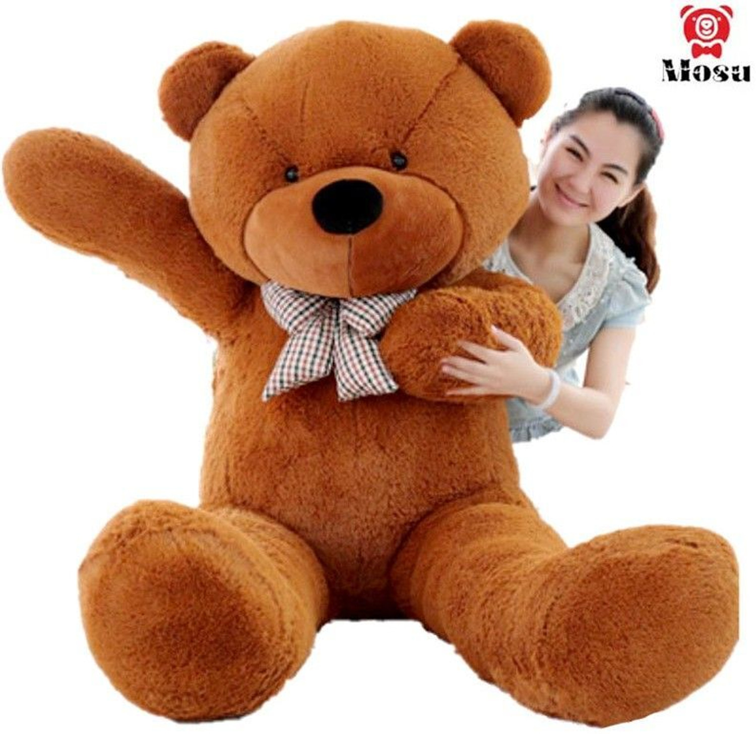 Image of MOSU Skin Friendly 5 Feet Brown Lovable /Huggable Teddy Bear for Gift for Someone - 60 inch