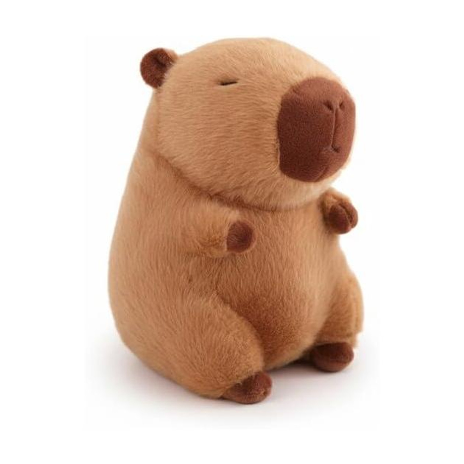 Image of Haven Hug Capybara Plush Toy 25 cm - Cute & Cuddly Stuffed Animal - - 25 cm (Brown)