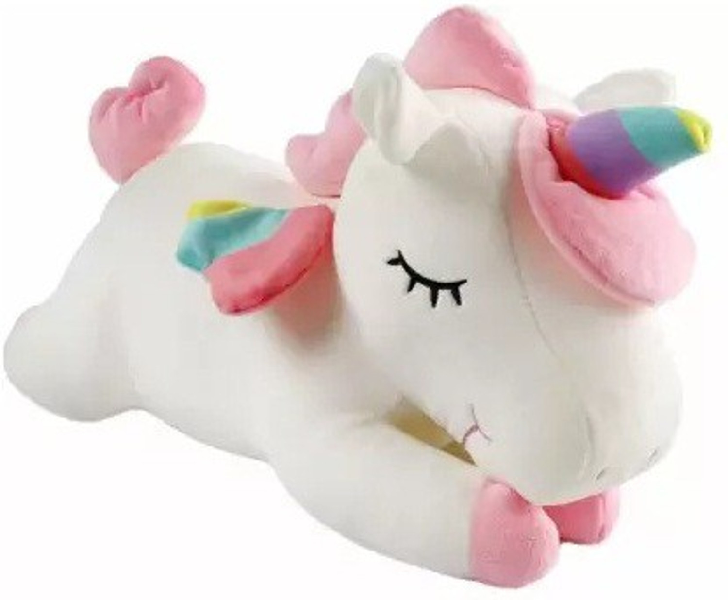 Image of DRM Unicorn Horse Soft Stuffed Plush Toy for Girls & Boys Kids Babies Birthday Gift - 20 cm