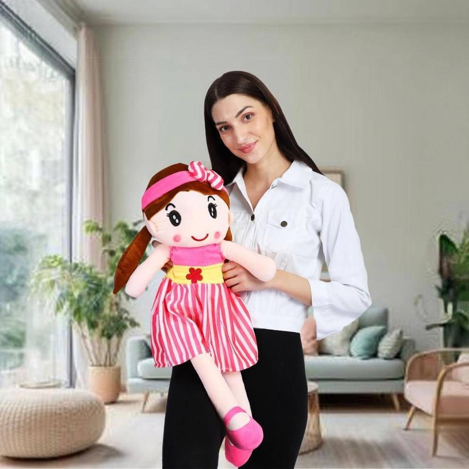 Besties NEW Super Soft 40cm Stuffed Girl Cute Doll - Polyfill Washable Cuddly Soft Plush - 40 cm
