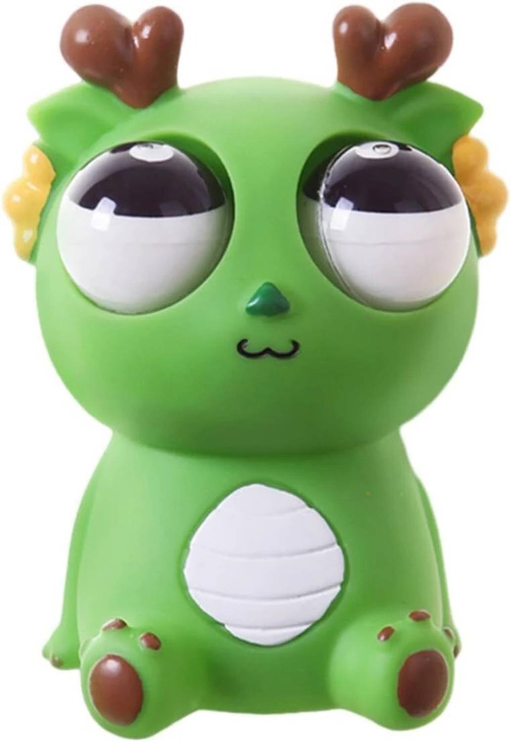 TTW Funny Dragon Pinch Dinosaur Toy (Green) - 11 cm