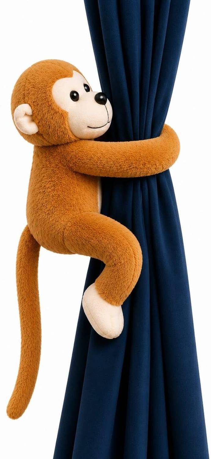 Adey Gifting Imported Wall Hanging Monkey Plush Fun and Soft Hanging Monkey Plush Toy - 45 cm