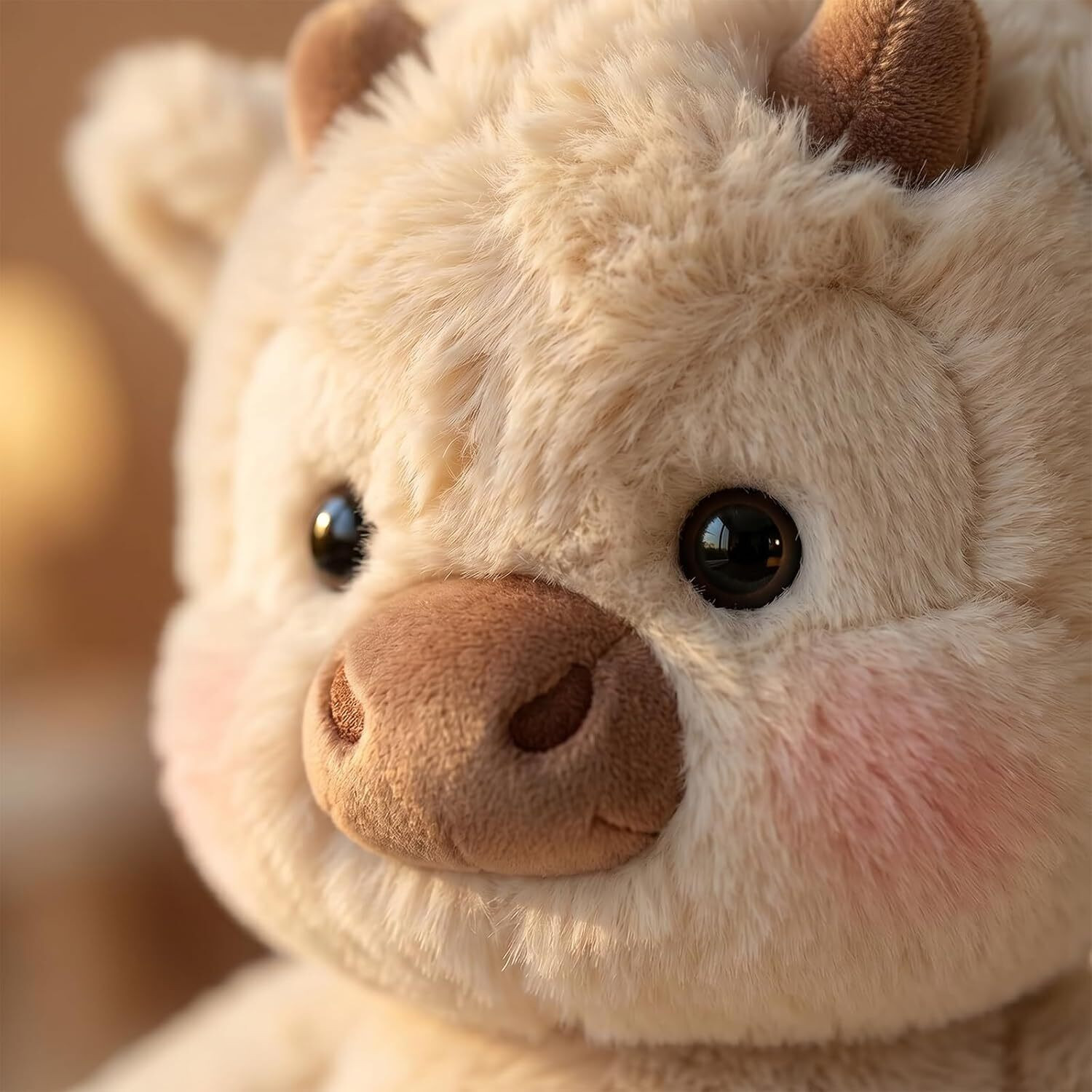 Image of Teddy Daddy Super Cute Run Run Cow Plush Toy - 45 cm