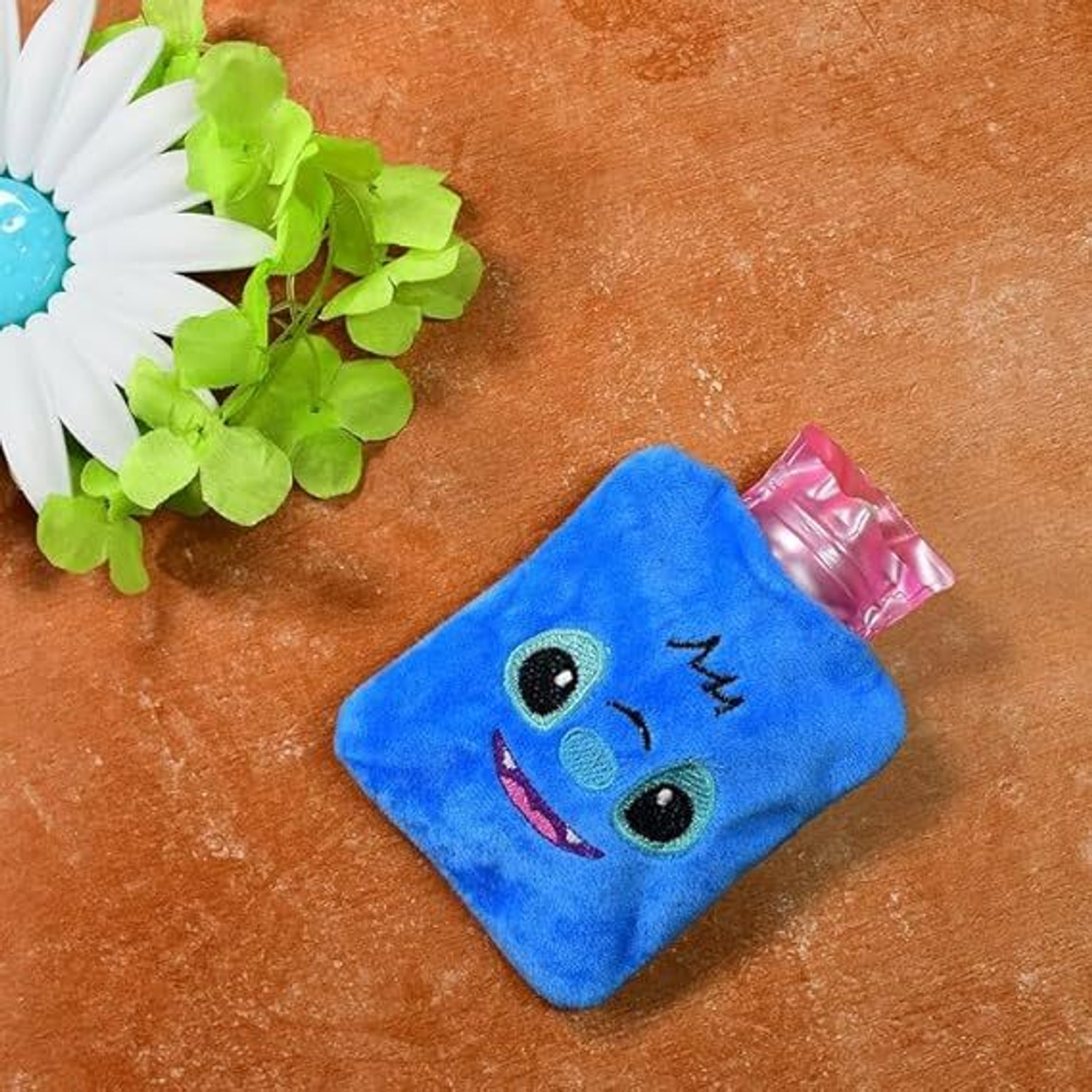 Image of Plushora Cute Stitch Teddy Soft Hot Water Bag for Period Cramp Relief - 30 cm