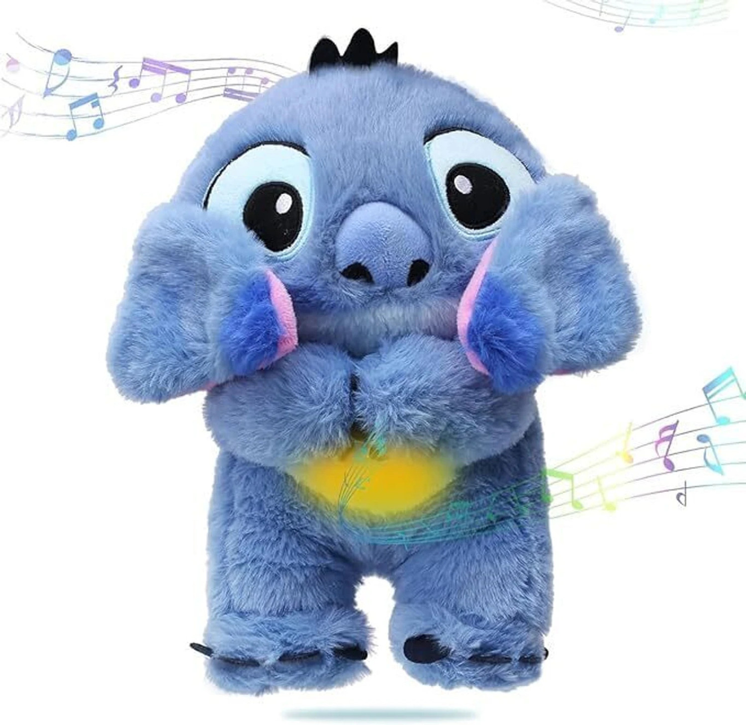 Image of Lisbon breathing stitch soft toy with Kitty Keychain Gift for Girlfriend, Wife & Loved - 10 cm