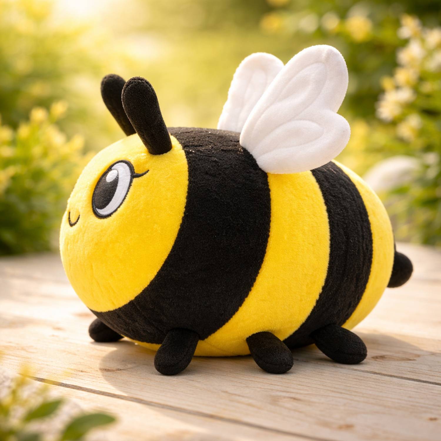 Puchu Toys Cute Bee Plush Toy – Soft Yellow & Black Stuffed Animal