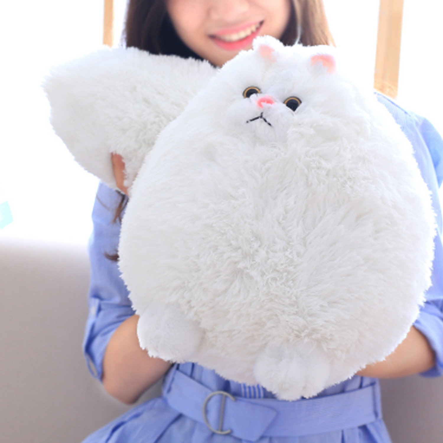 Image of Cherubs Cute Huggable Persian Cat Imported Plush Toy - 35 cm