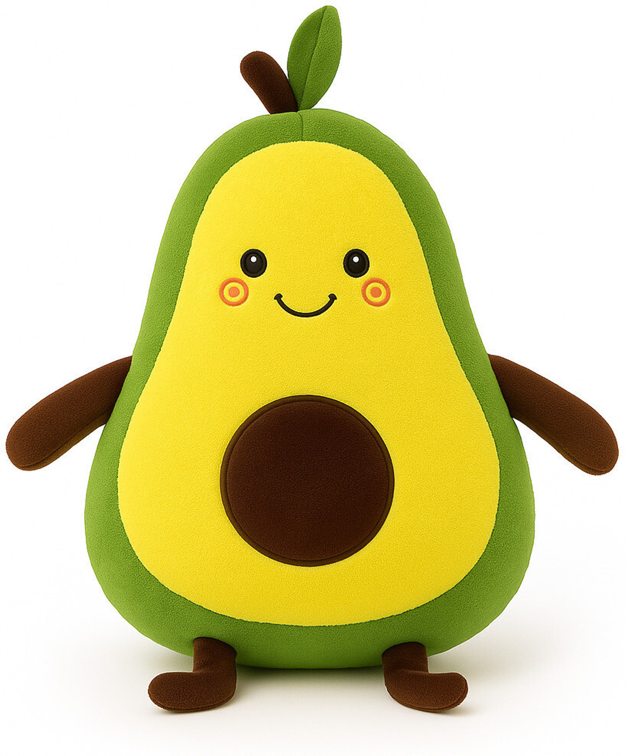 Image of YANSHU Avocado Teddy Bear, Plushie, Toy - 14 inch