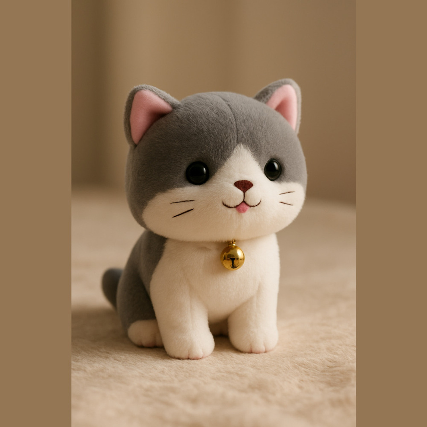 Image of Liquortees Cute Stuffed Cat animal soft toys for girls soft doll - 20 cm