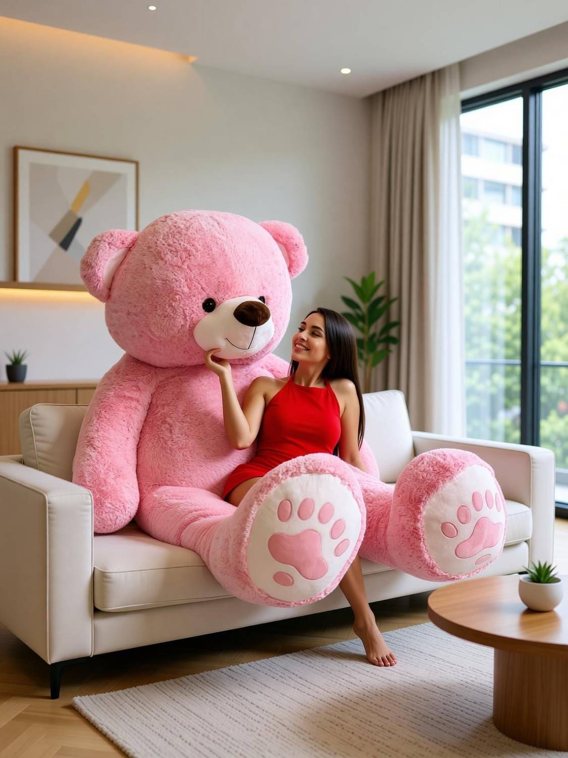 Tedstree 4ft Teddy Bear - 120cm, Soft & Cute - Image 2