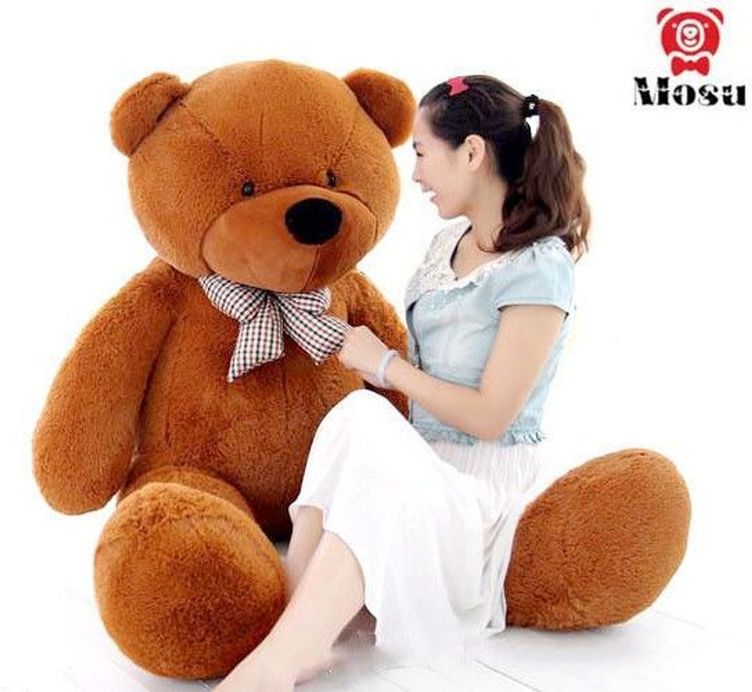 Image of MOSU Skin Friendly 5 Feet Brown Lovable /Huggable Teddy Bear for Gift for Someone - 60 inch
