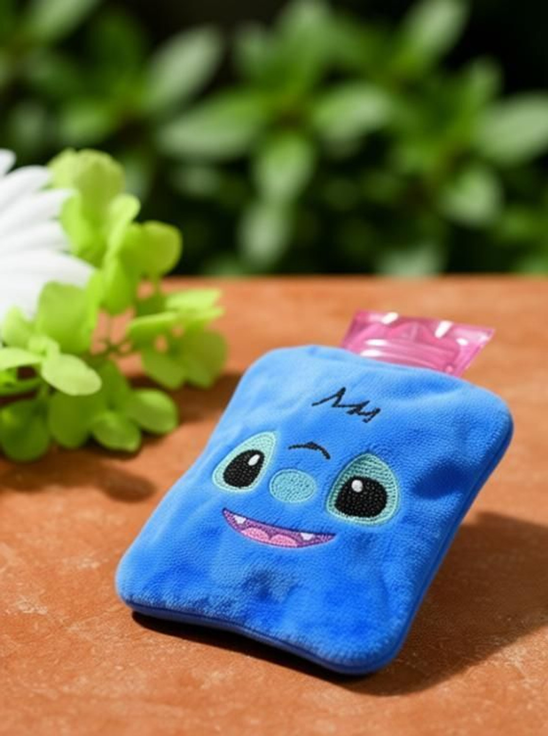 Image of Plushora Cute Stitch Teddy Soft Hot Water Bag for Period Cramp Relief - 30 cm