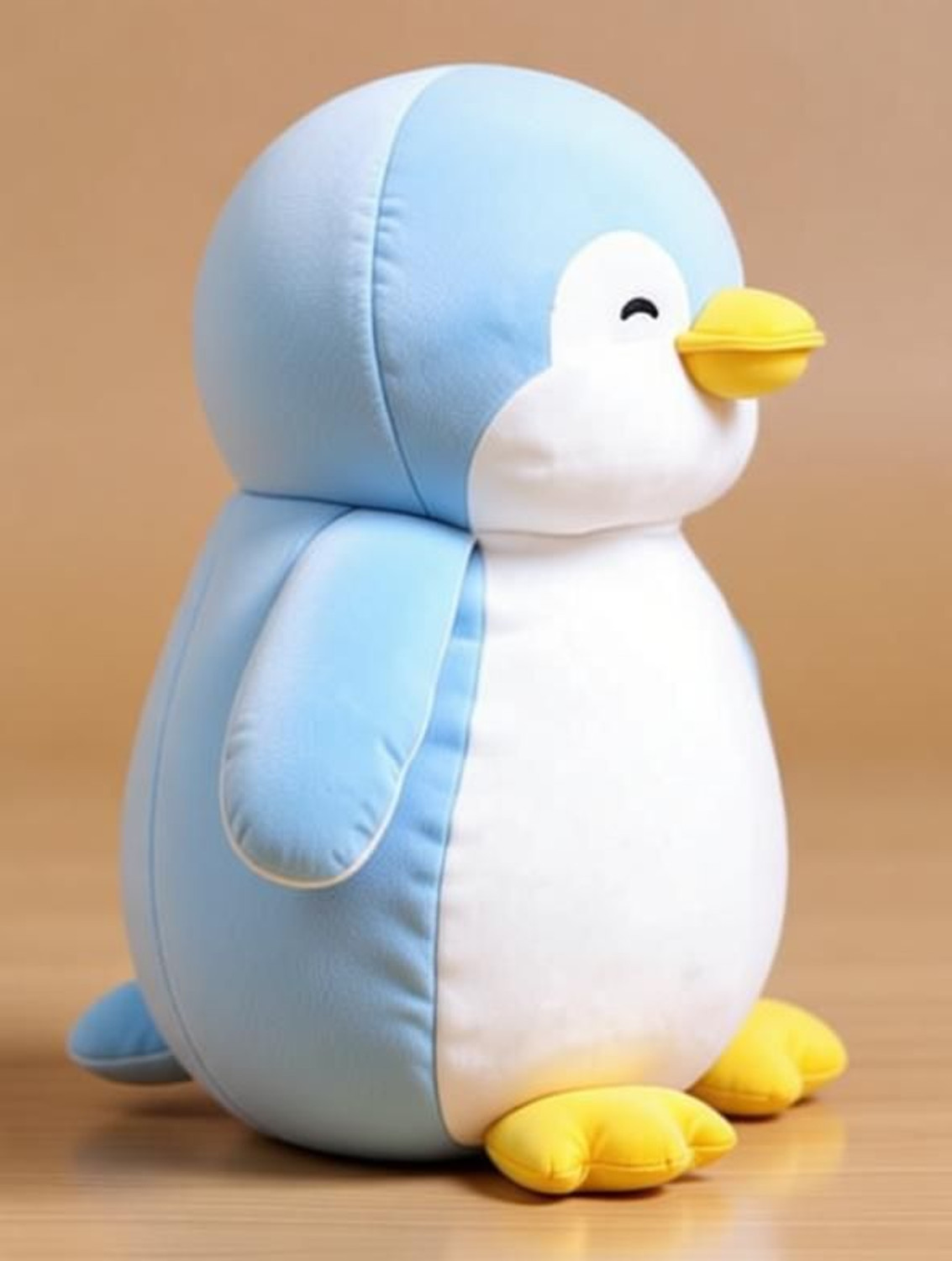 Image of Toyingly Sleeping Penguin, Plush /Soft Toy for Boys, Girls and Kids, Super Soft, Safe - 20 cm (Blue)