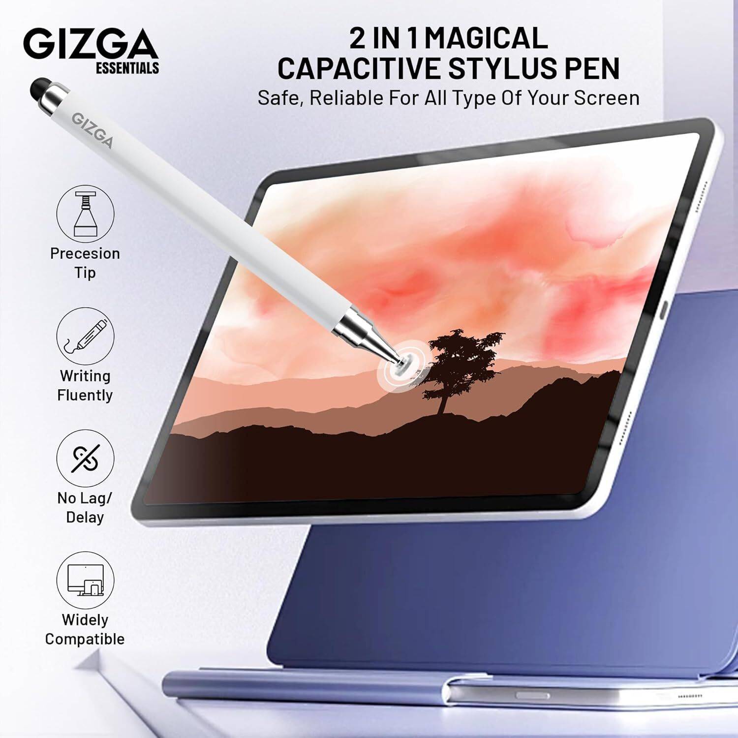 Gizga Essentials 3rd Gen Fine Tip Stylus Pen - Image 2