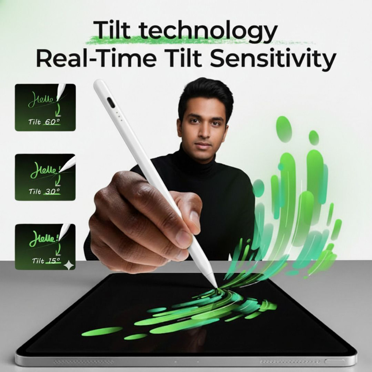 Image of WINLEAD Magnetic iPad Pencil fits Version,Fast Charging,Palm Rejection,Tilt Sense Stylus