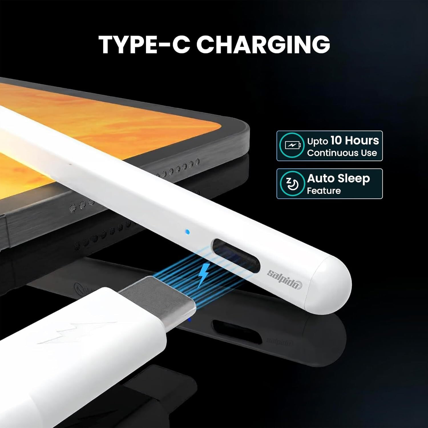 Image of Salpido Smart Ink Magnetic Universal Stylus Pen for iPad and Android Tablet Stylus