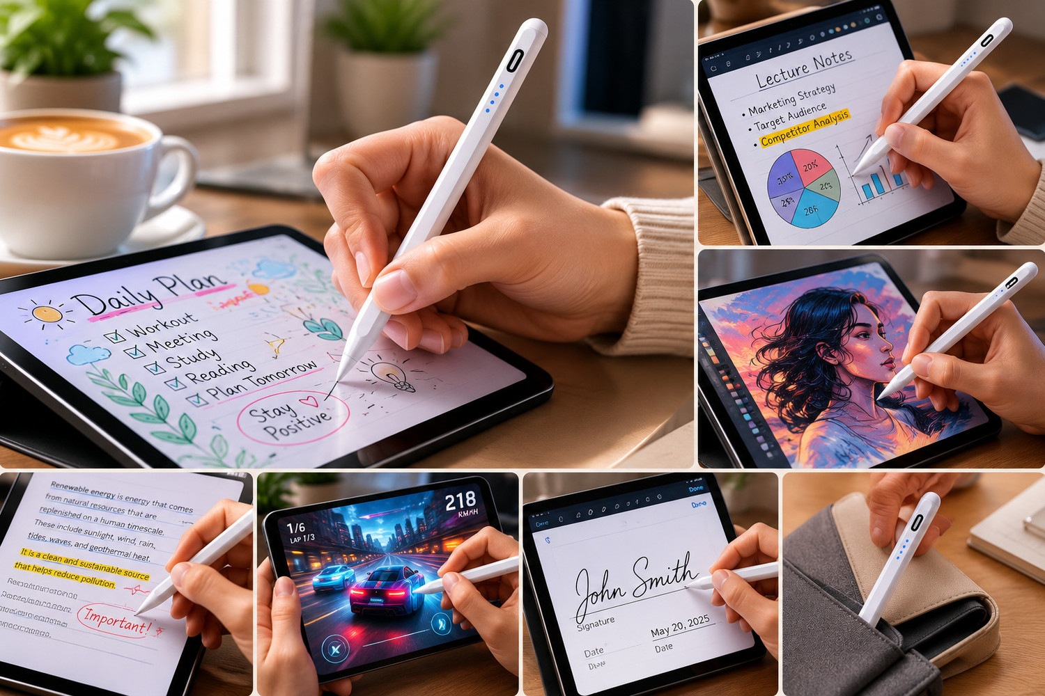 Image of StylusPen Smart Touch Stylus Pen | iPad, Samsung Galaxy Tab, Lenovo Tab, Xiaomi Tab Stylus