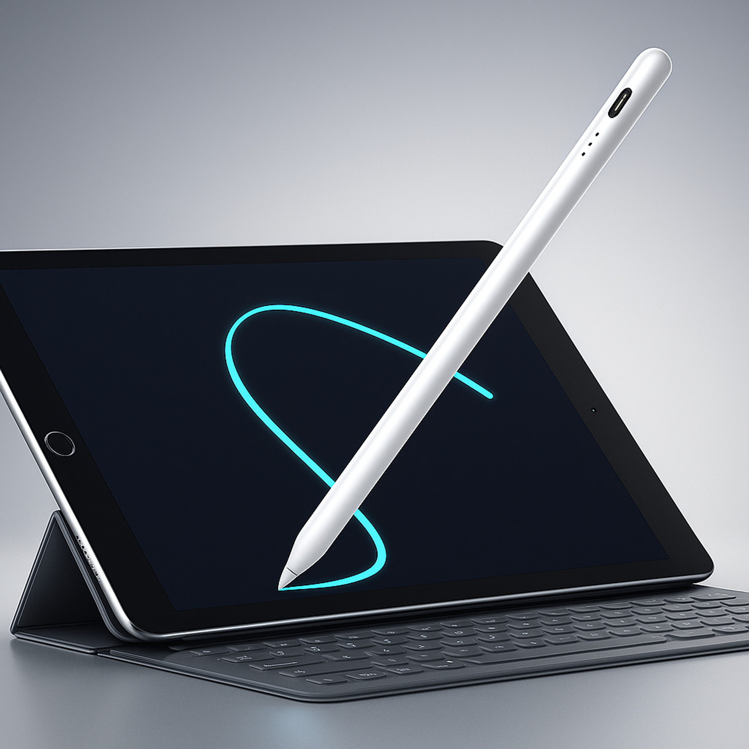 Image of Tukzer Universal Magnetic charging pencil 3rd generation for ipad & android, wireless stylus pen Stylus