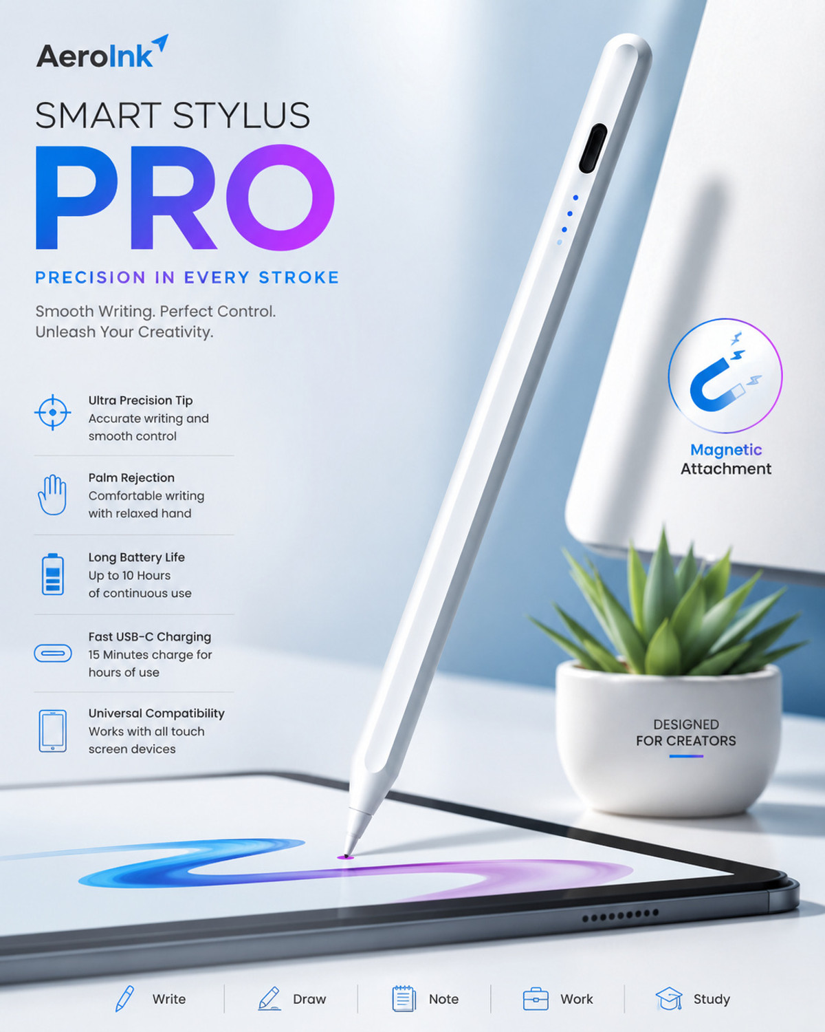 Image of StylusPen UNIVERSAL STYLISH PEN PRO X1 Stylus