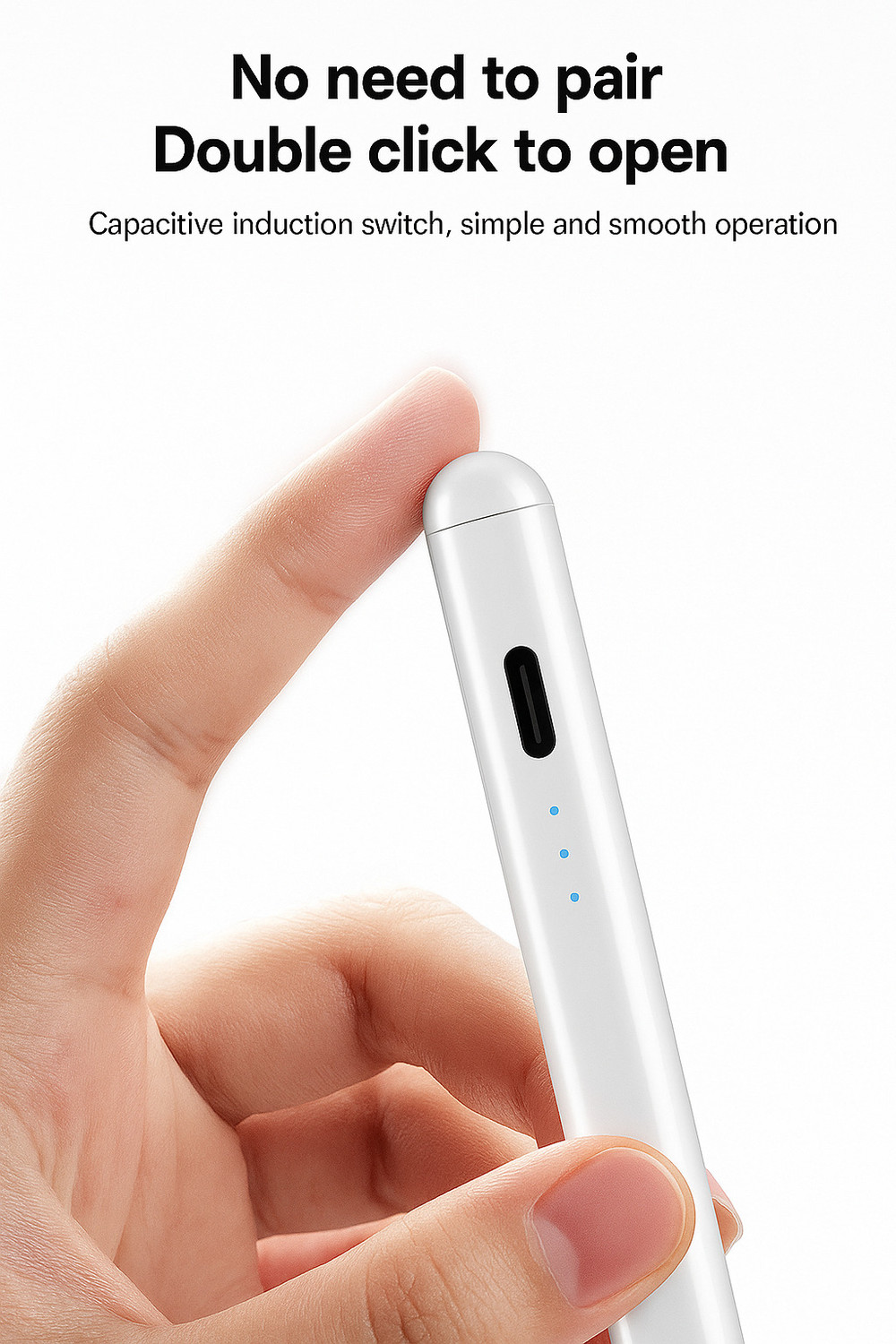 Image of Tukzer Universal Magnetic charging pencil 3rd generation for ipad & android, wireless stylus pen Stylus