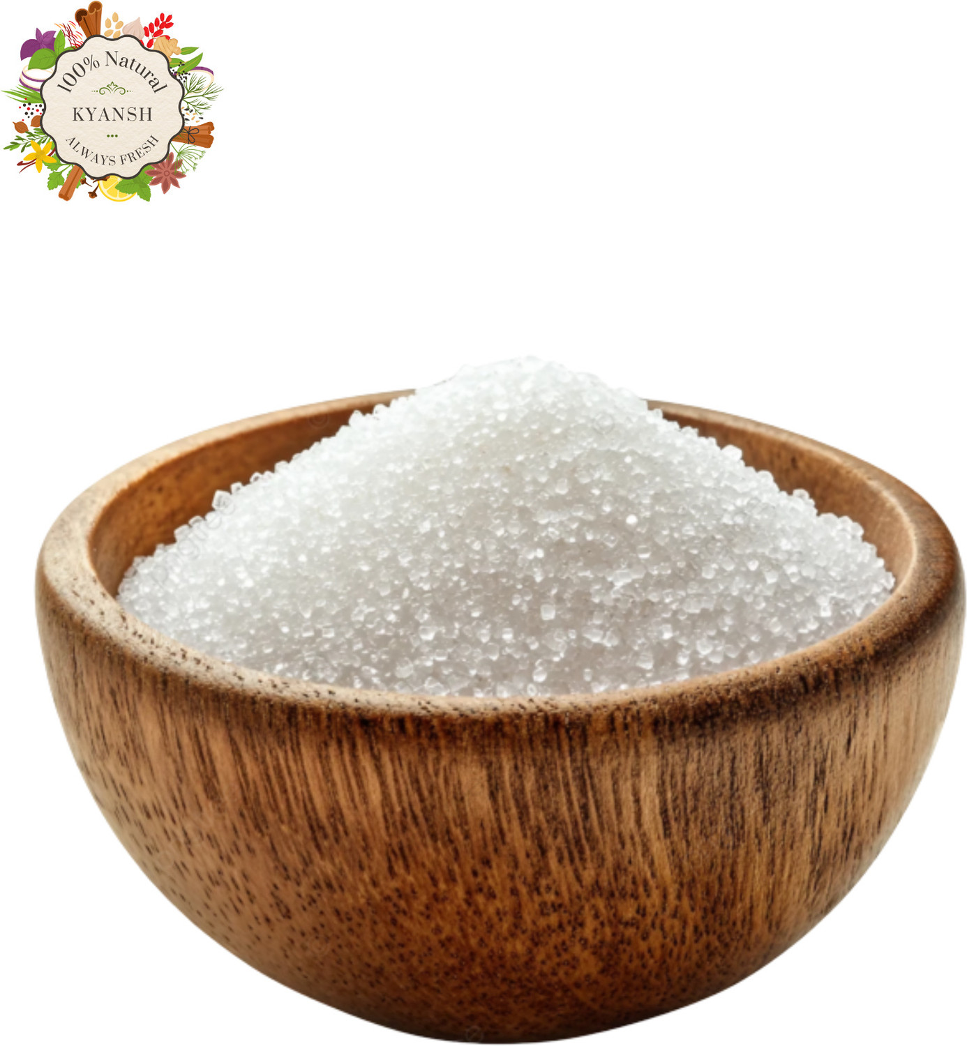 Image of Kyansh 2kg (2x1 kg) Pack of white premium sugar White Sugar