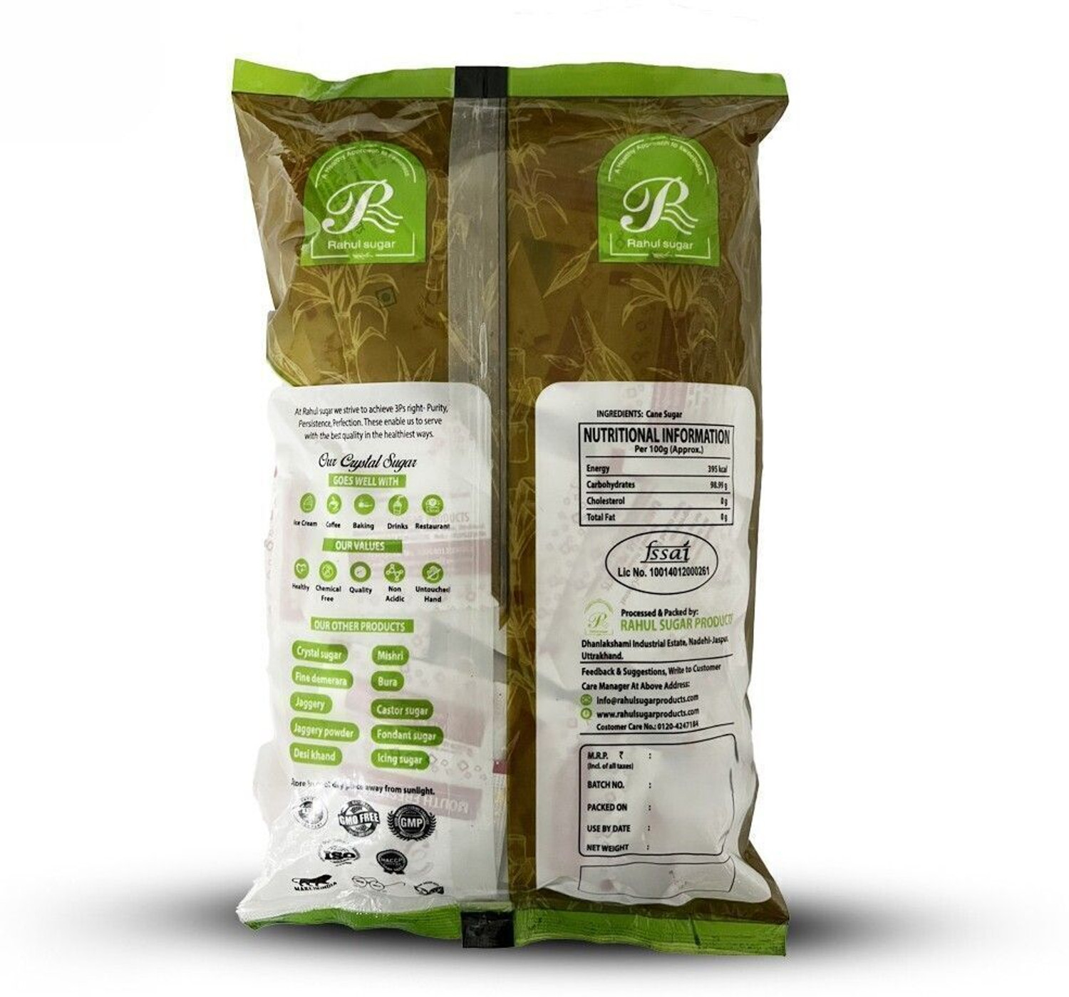 Image of Rahul Sugar Mouth Freshener 6 in 1, Sugar Coated Fennel, Misri, Fennel, 4 g Pack of 500gm White Sugar